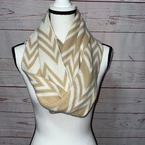 Chevron print infinity scarf